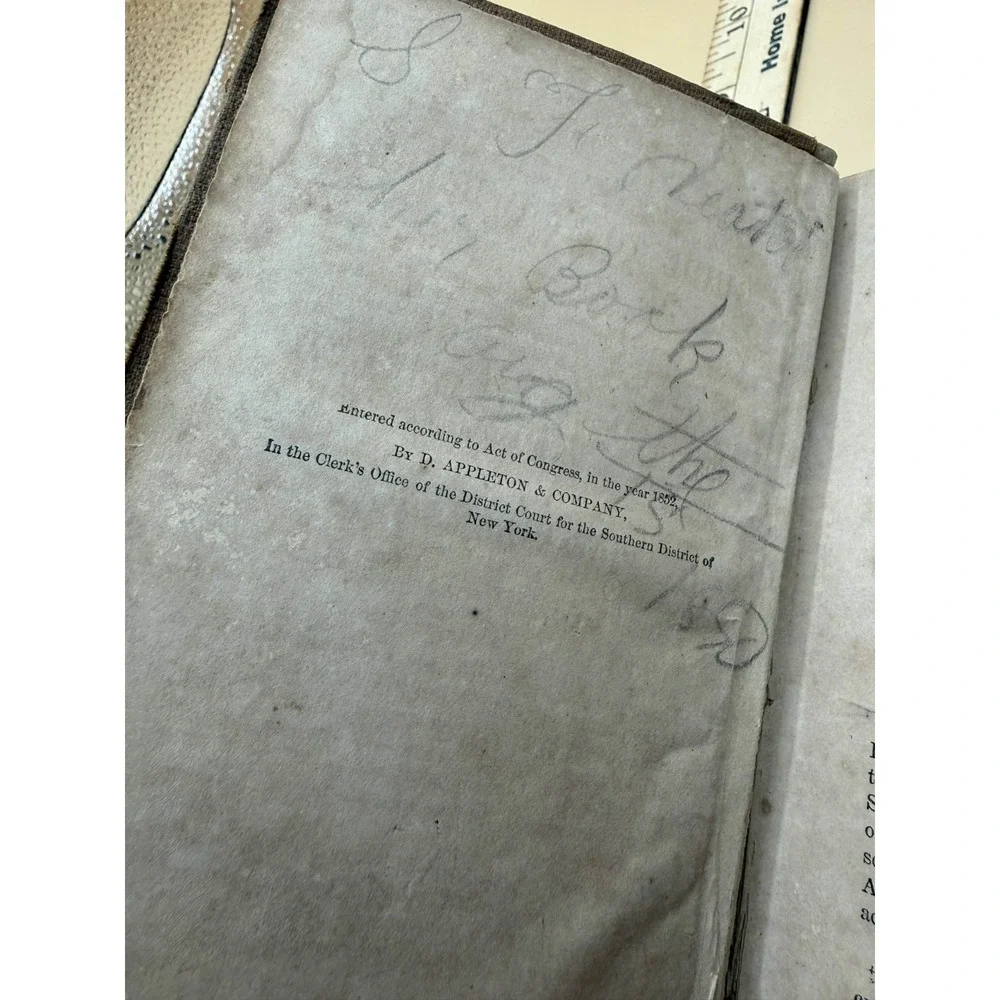1852 Antique Guide to Knowledge Eliza‎ Robbins D. Appleton Book